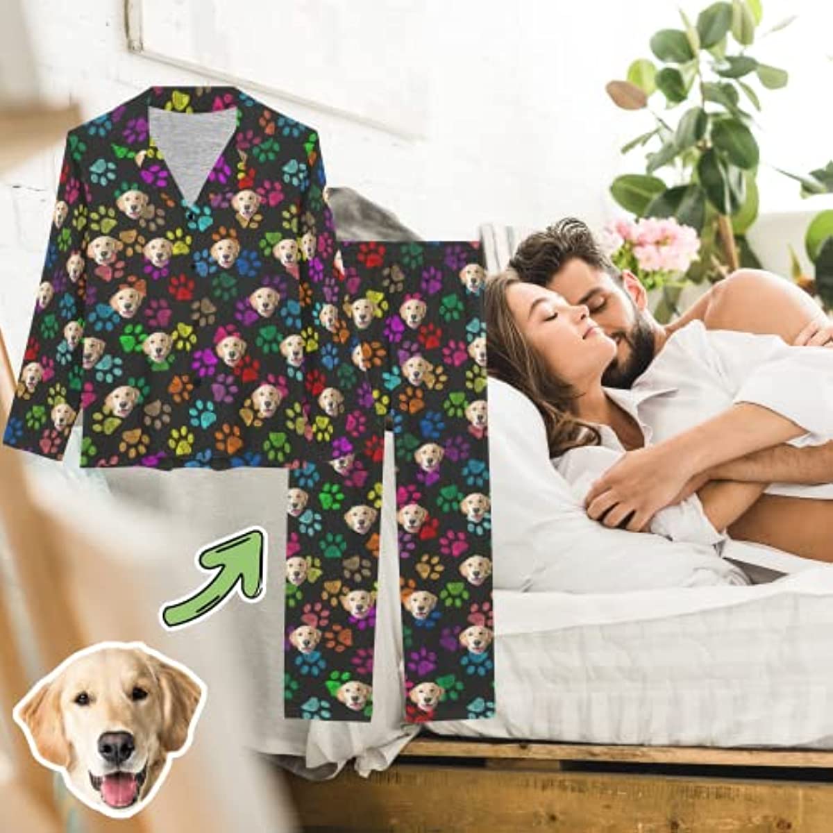 Women's and dog online matching pajamas