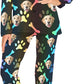 DIYKST Custom Pet Pajamas for Women with Dogs Photo Personalized Dog Print pjs Sleepwear for Valentine's Day Face pj Set