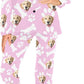 DIYKST Custom Pet Pajamas for Women with Dogs Photo Personalized Dog Print pjs Sleepwear for Valentine's Day Face pj Set