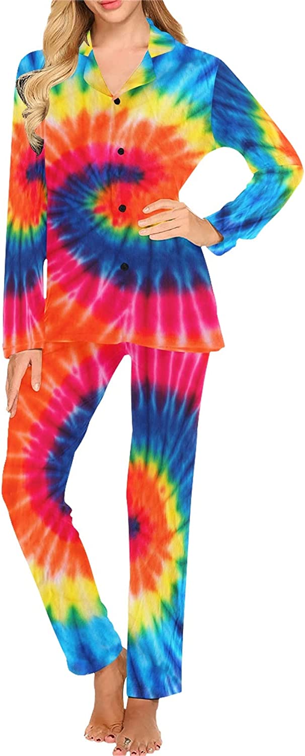 Womens tie dye discount pyjamas