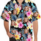 Customized Tropical Flower Hawaiian Shirt, Men's Personalized BF Husband's Photo Men's Aloha Beach Fruit Blouse Shirt