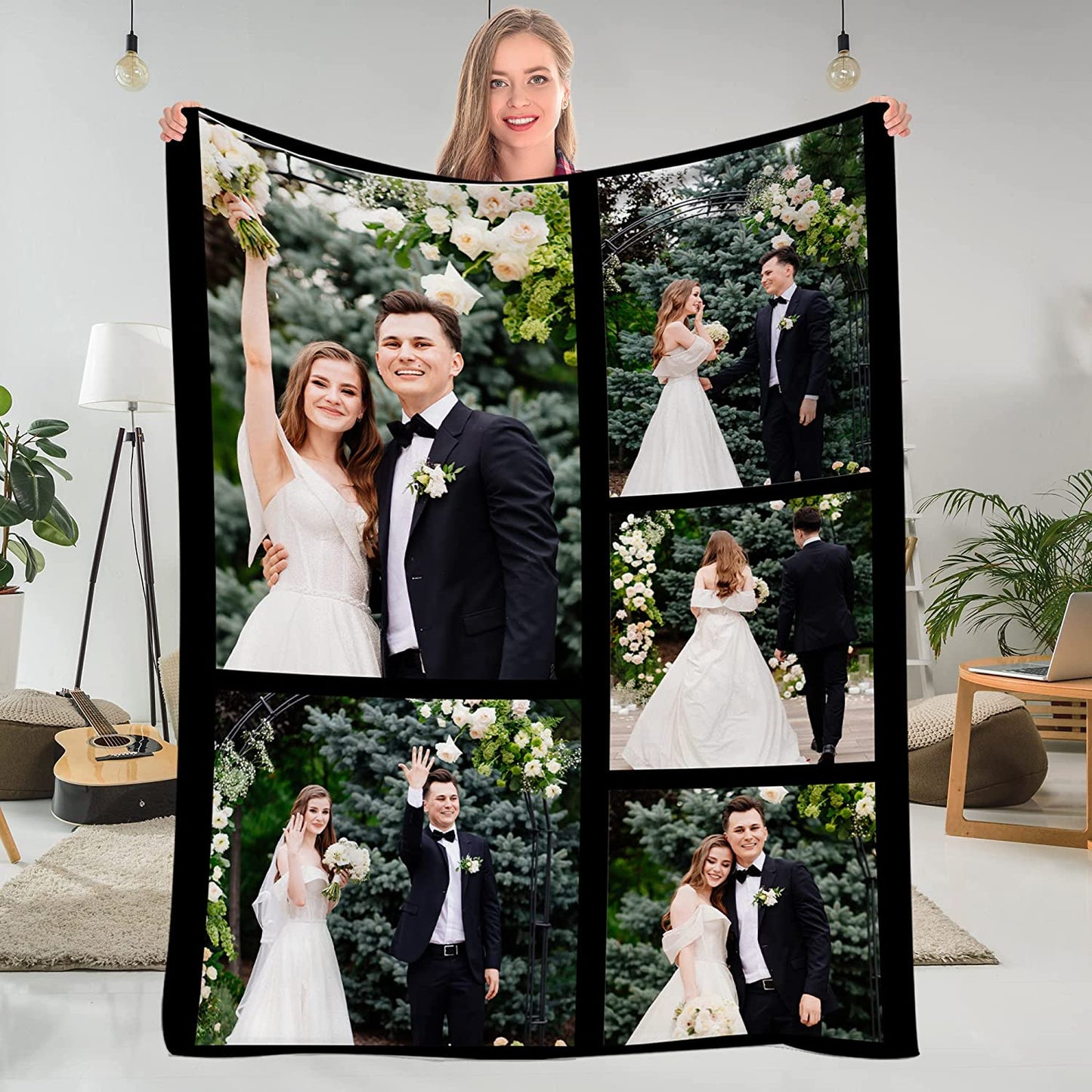  DIYKST Custom Photo Collage Painting Throw Blanket Funny Design  Blanket Customized Pictures Blanket Face Gift for Him Her Ultra-Soft Luxury  Blankets for Bedding Couch Sofa and Travel : Home & Kitchen