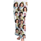 DIYKST Personalized Photo Pajama Pants With Pockets,Custom Heart Pajama Pants For Women,Girl Sleepwear Adult Christmas Pajama Bottom