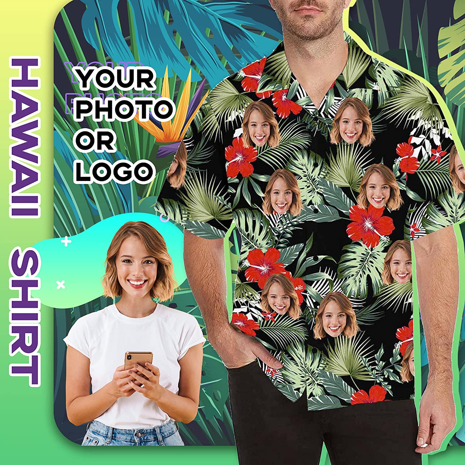 Milwaukee Brewers Hawaiian Shirt Cool Tiki Palm Tree Personalized