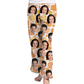 DIYKST Personalized Photo Pajama Pants With Pockets,Custom Heart Pajama Pants For Women,Girl Sleepwear Adult Christmas Pajama Bottom